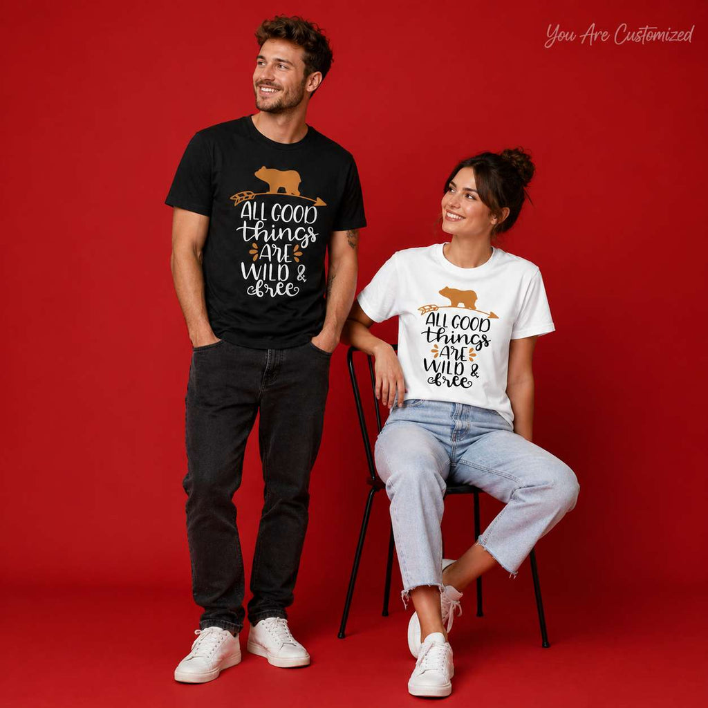 All Good Things Are Wild And Free T-Shirt - View 3