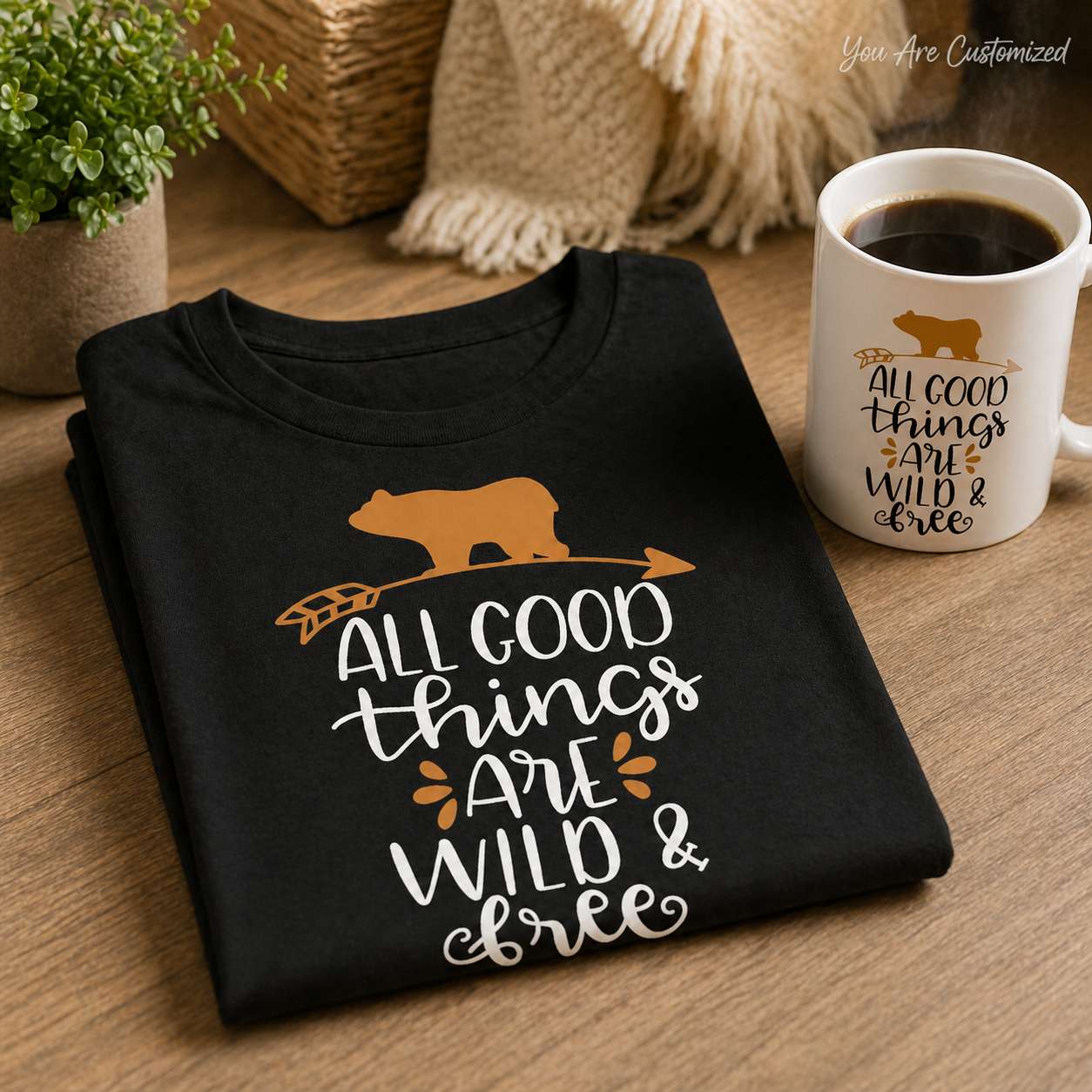 All Good Things Are Wild And Free T-Shirt - View 4