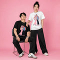 Anime Couple Backpack T-Shirt - View 1