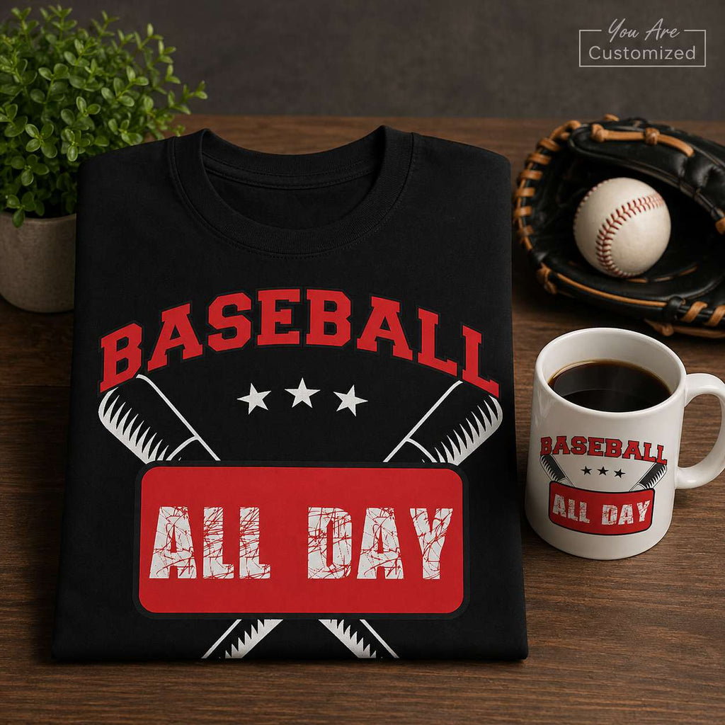 Baseball All Day T-Shirt - View 3