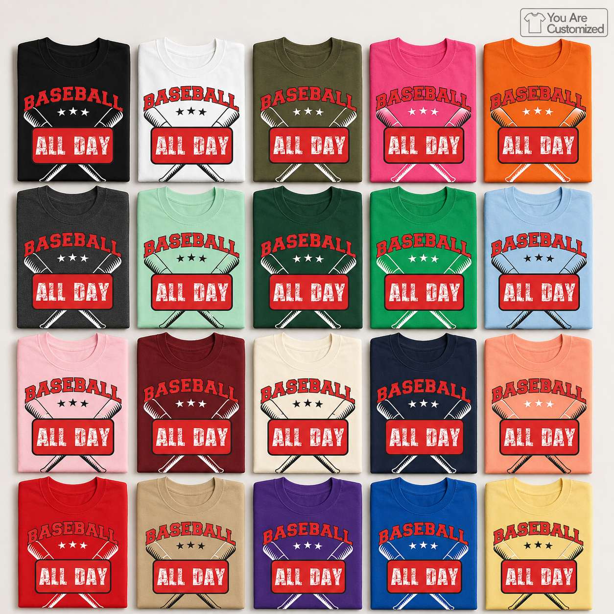 Baseball All Day T-Shirt - View 5