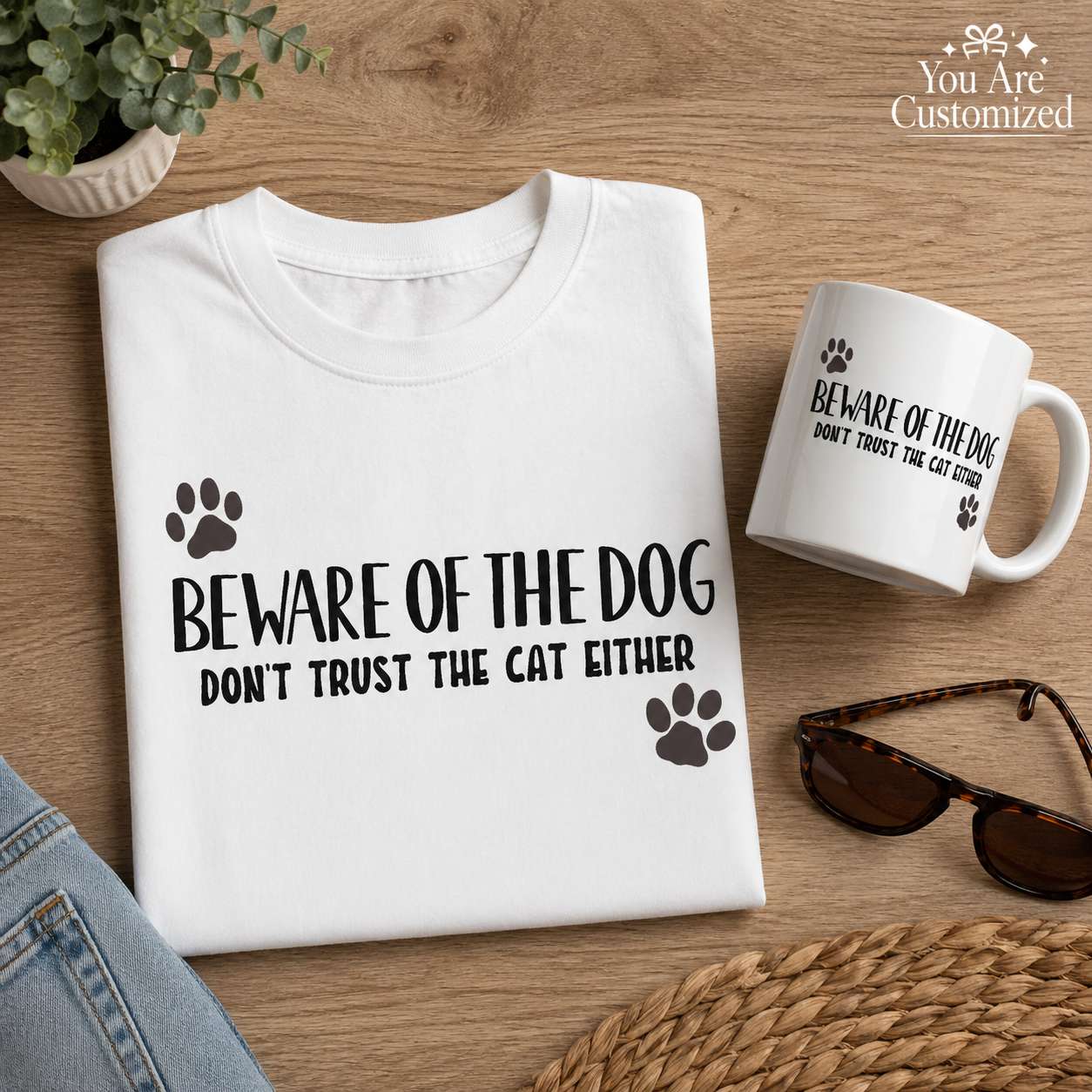 Beware Of The Dog T-Shirt - View 3