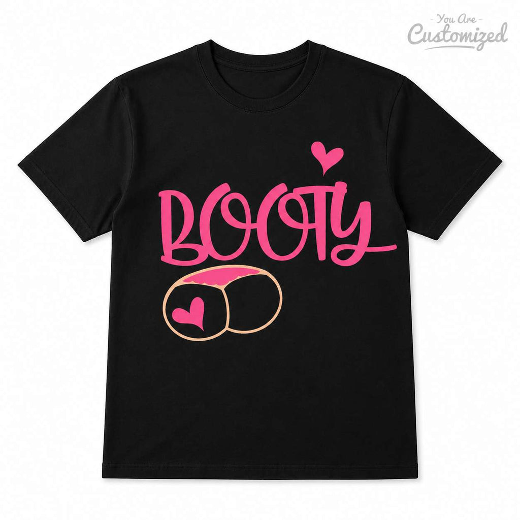 Booty Funny Heart T-Shirt - View 1