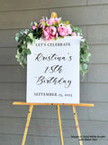 Birthday Celebration Acrylic Sign