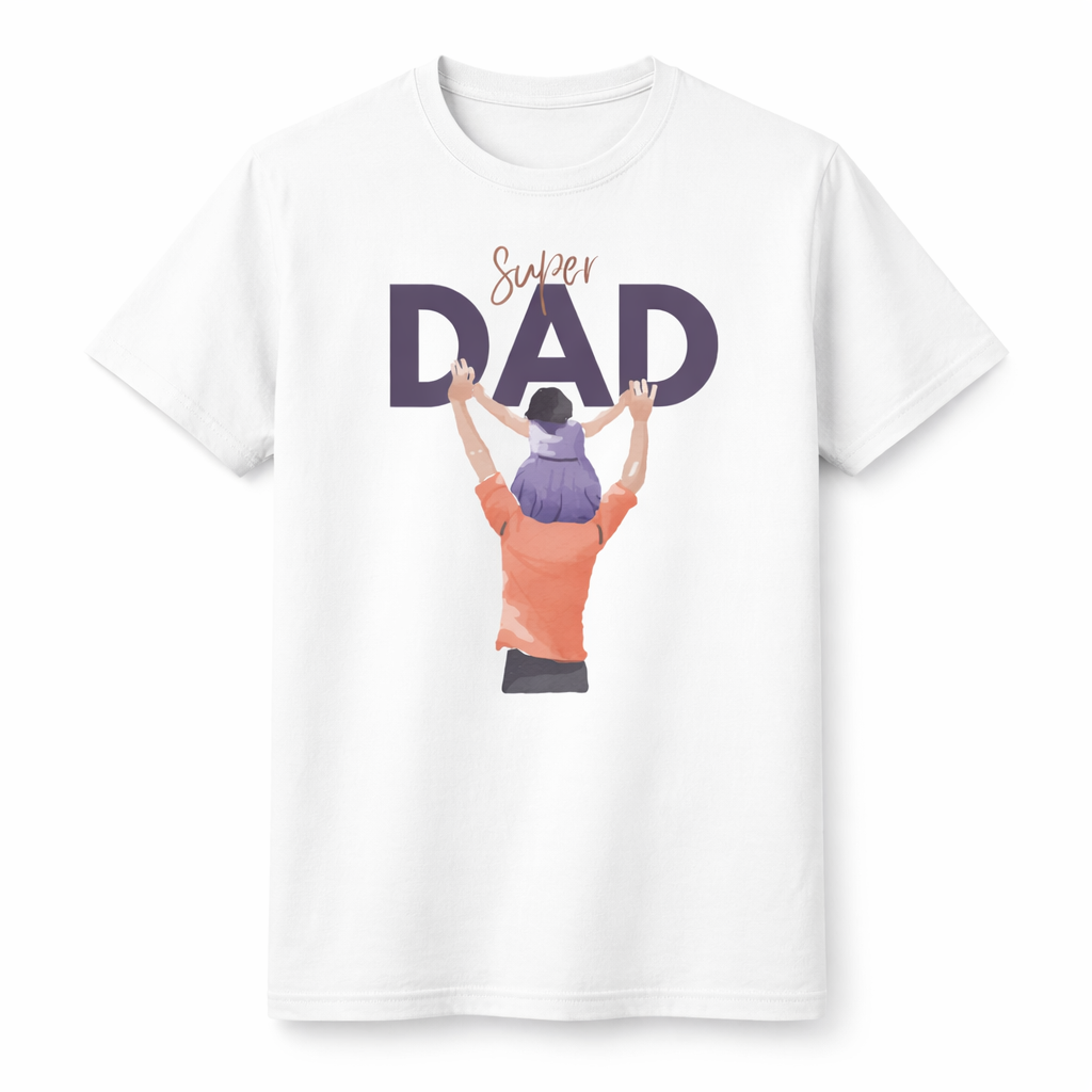 Super Dad – Father & Child Graphic Tee