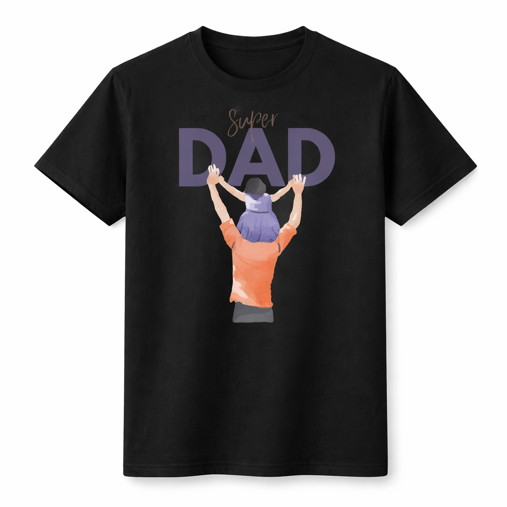 Super Dad – Father & Child Graphic Tee