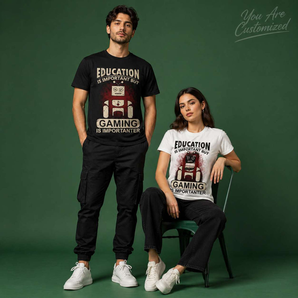 Gaming Is Importanter T-Shirt - View 3