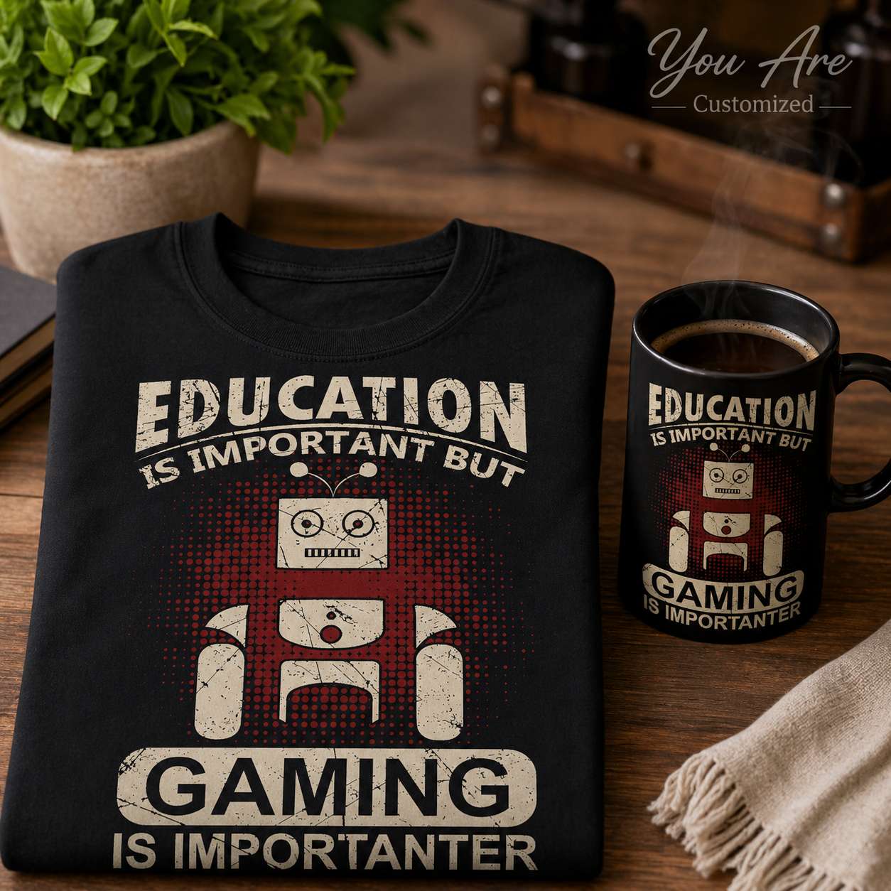 Gaming Is Importanter T-Shirt - View 4