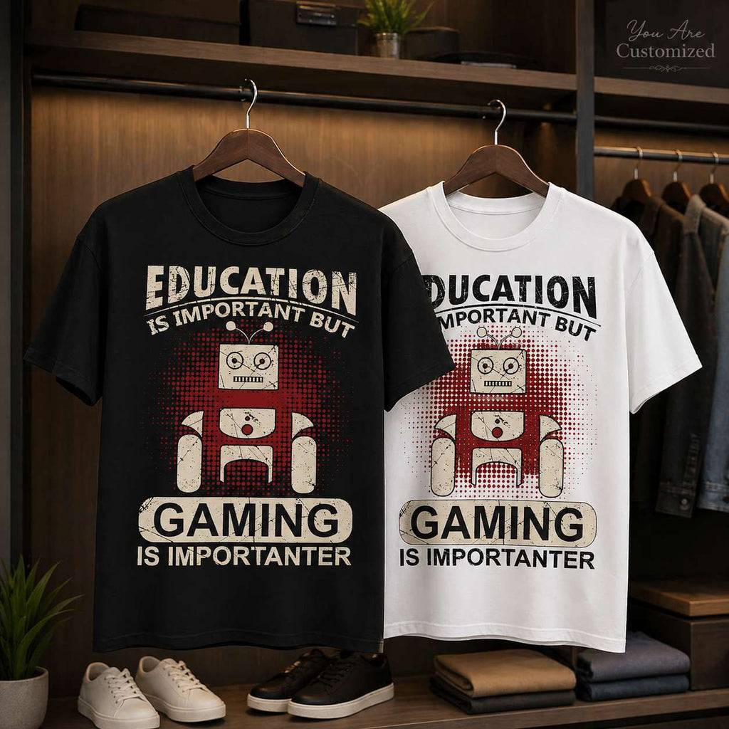 Gaming Is Importanter T-Shirt - View 5