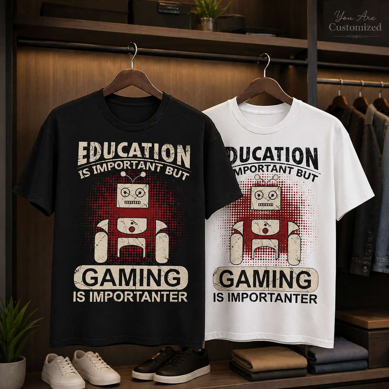 Gaming Is Importanter T-Shirt - View 5