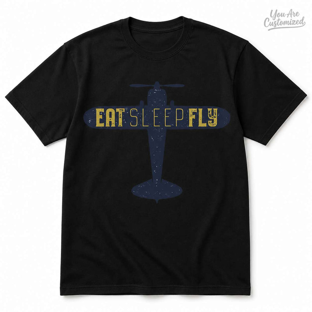 Eat Sleep Fly T-Shirt - View 1