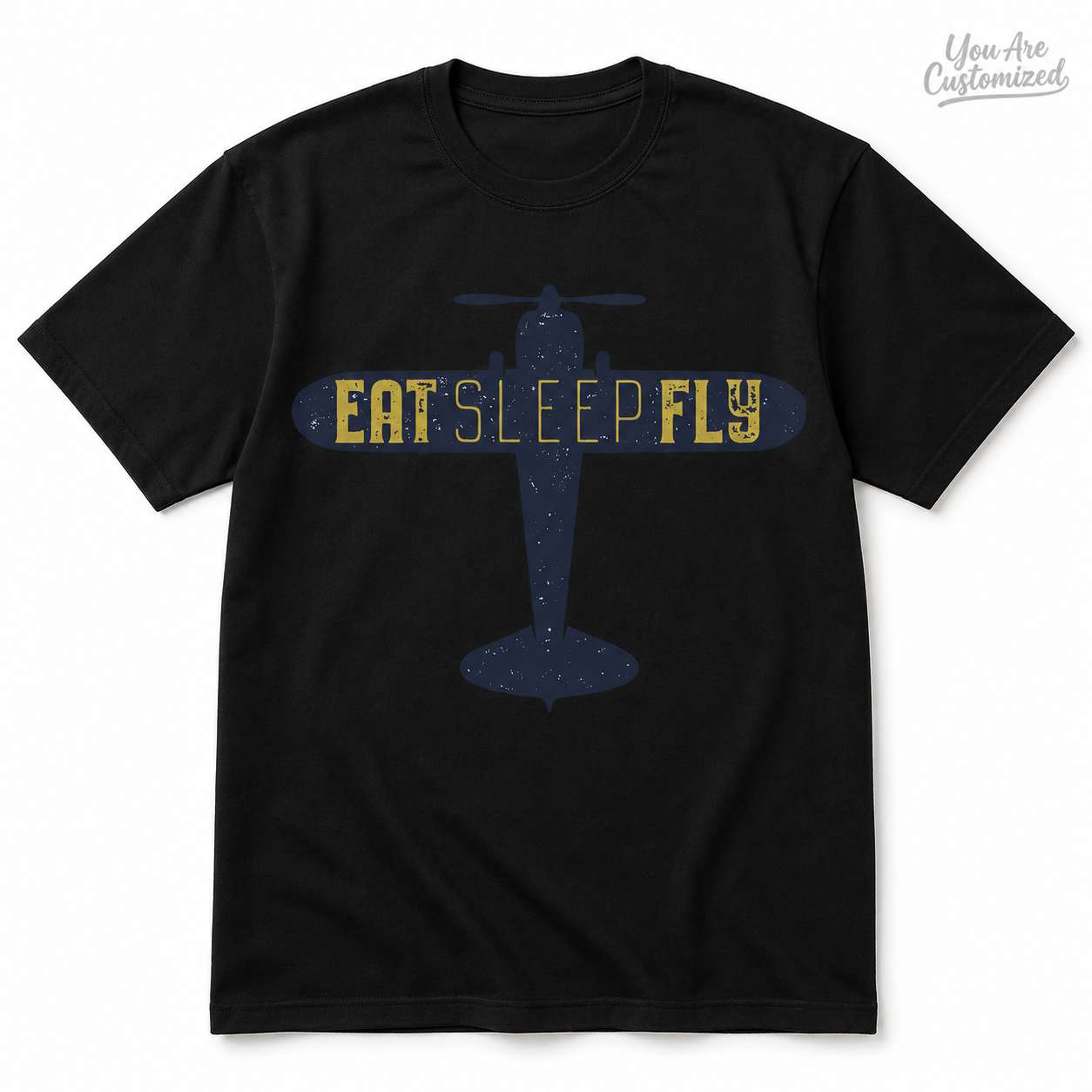 Eat Sleep Fly T-Shirt - View 1