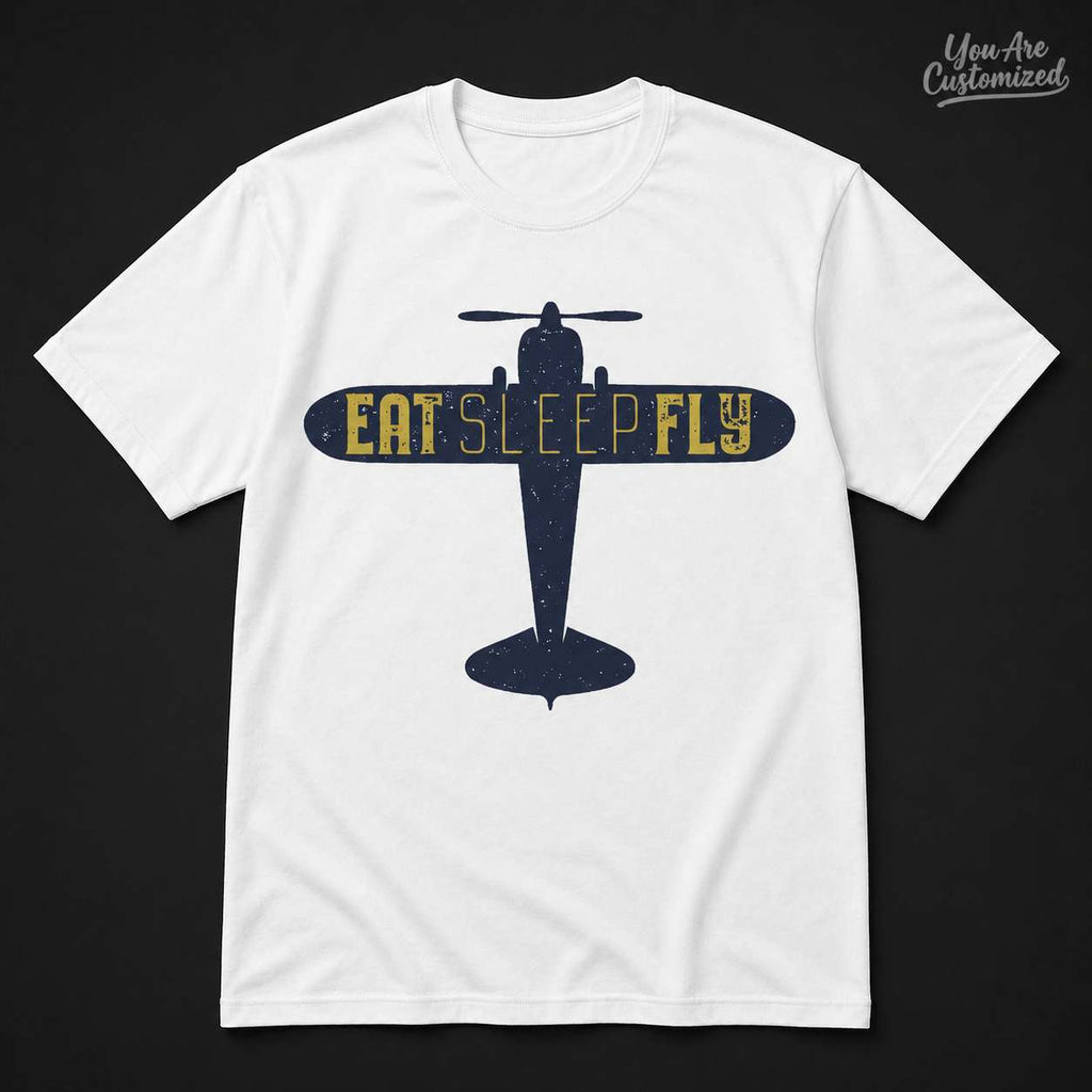Eat Sleep Fly T-Shirt - View 2