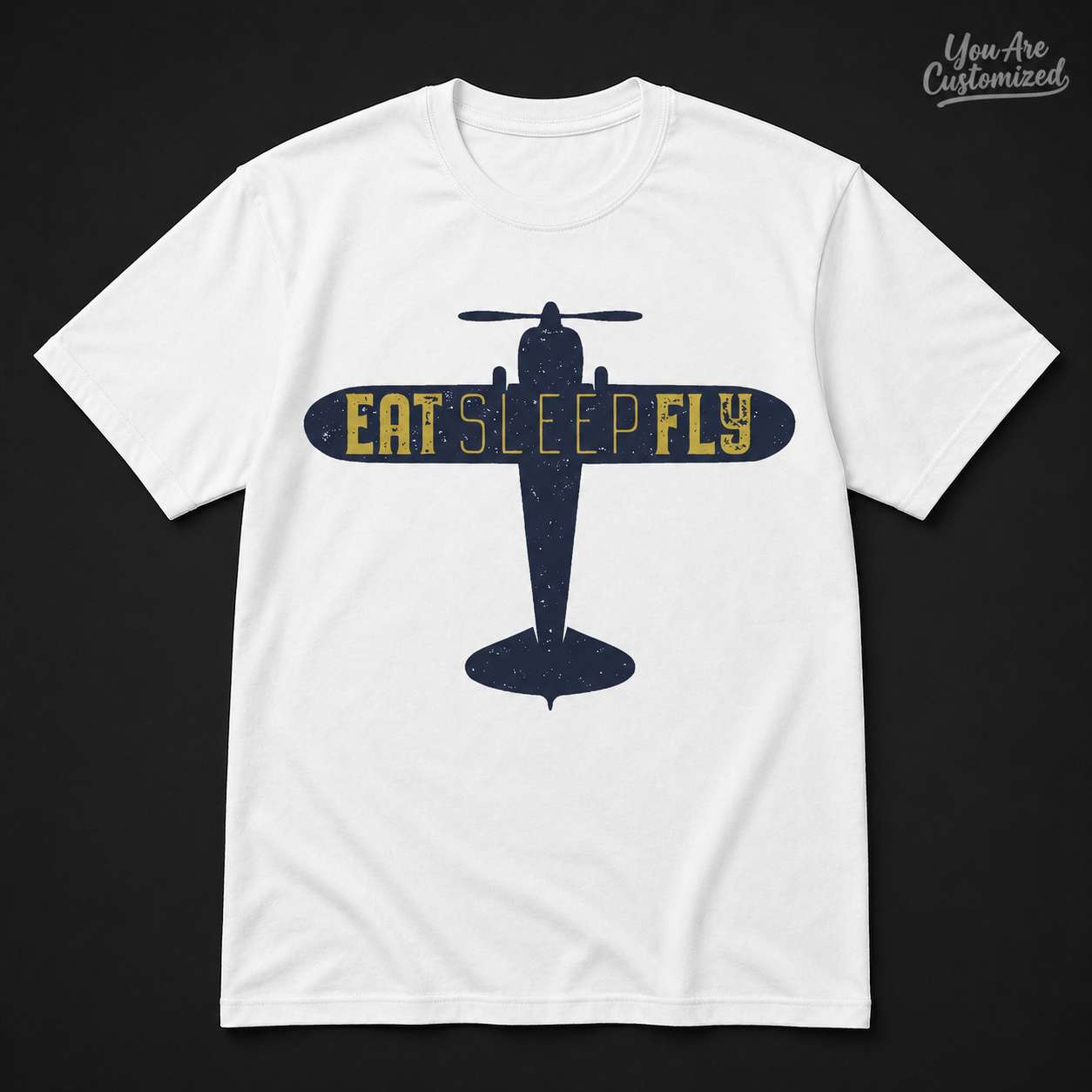 Eat Sleep Fly T-Shirt - View 2