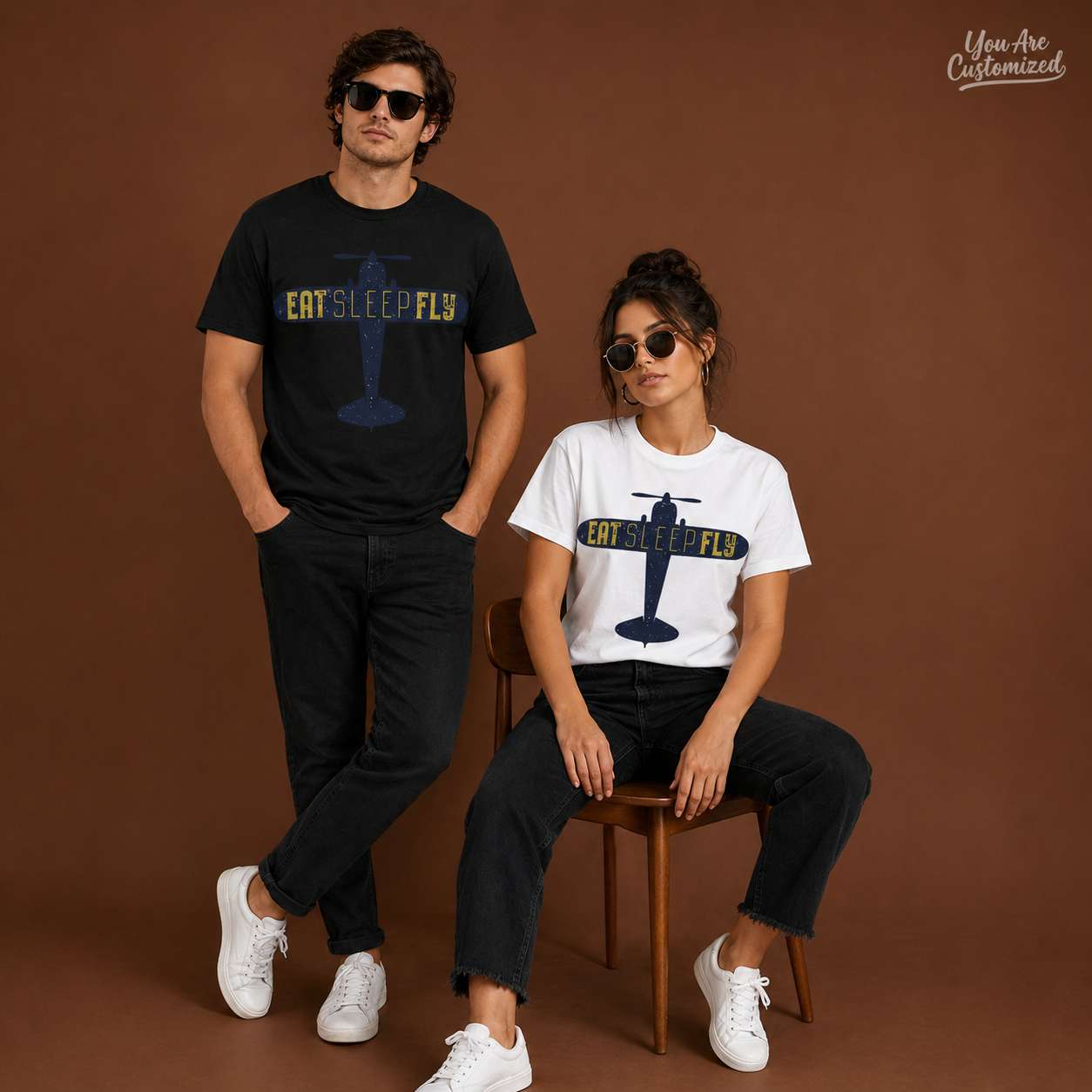 Eat Sleep Fly T-Shirt - View 3
