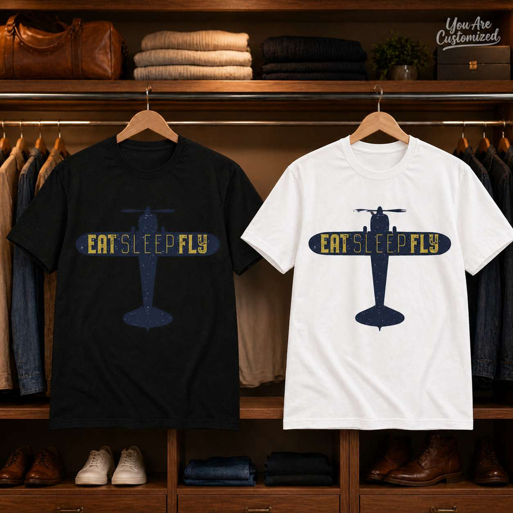 Eat Sleep Fly T-Shirt - View 5