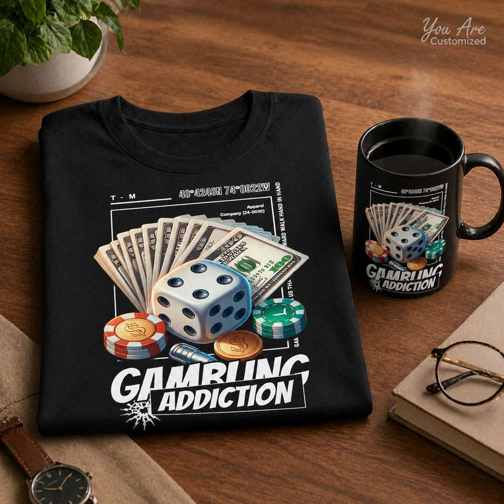 Gambling Addiction T-Shirt - View 2