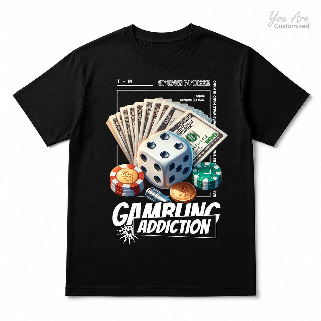 Gambling Addiction T-Shirt - View 4