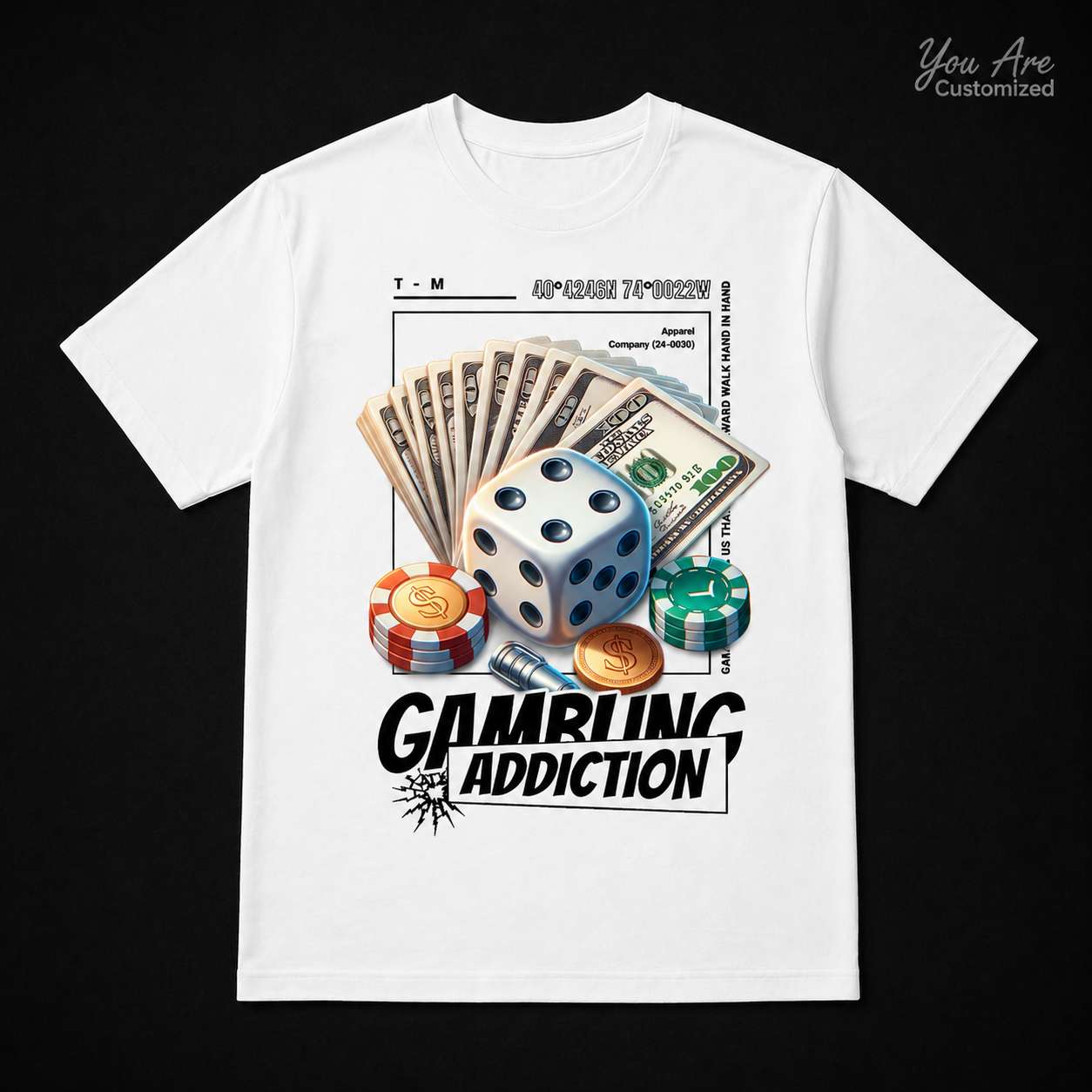 Gambling Addiction T-Shirt - View 5