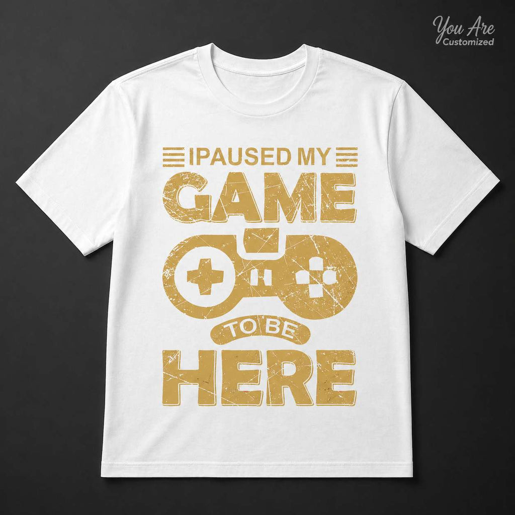 I Paused My Game T-Shirt - View 2