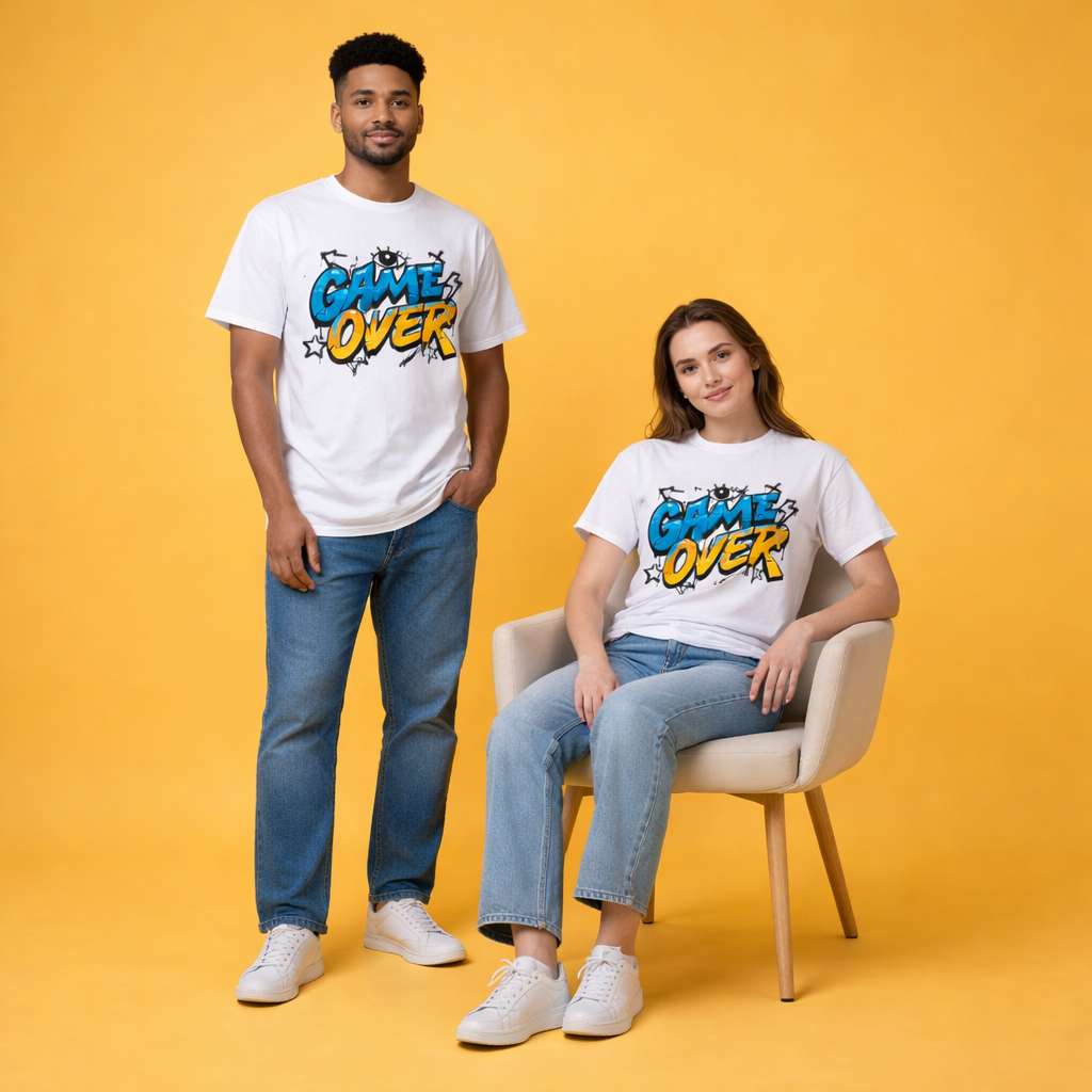 Game Over Graffiti T-Shirt - View 3