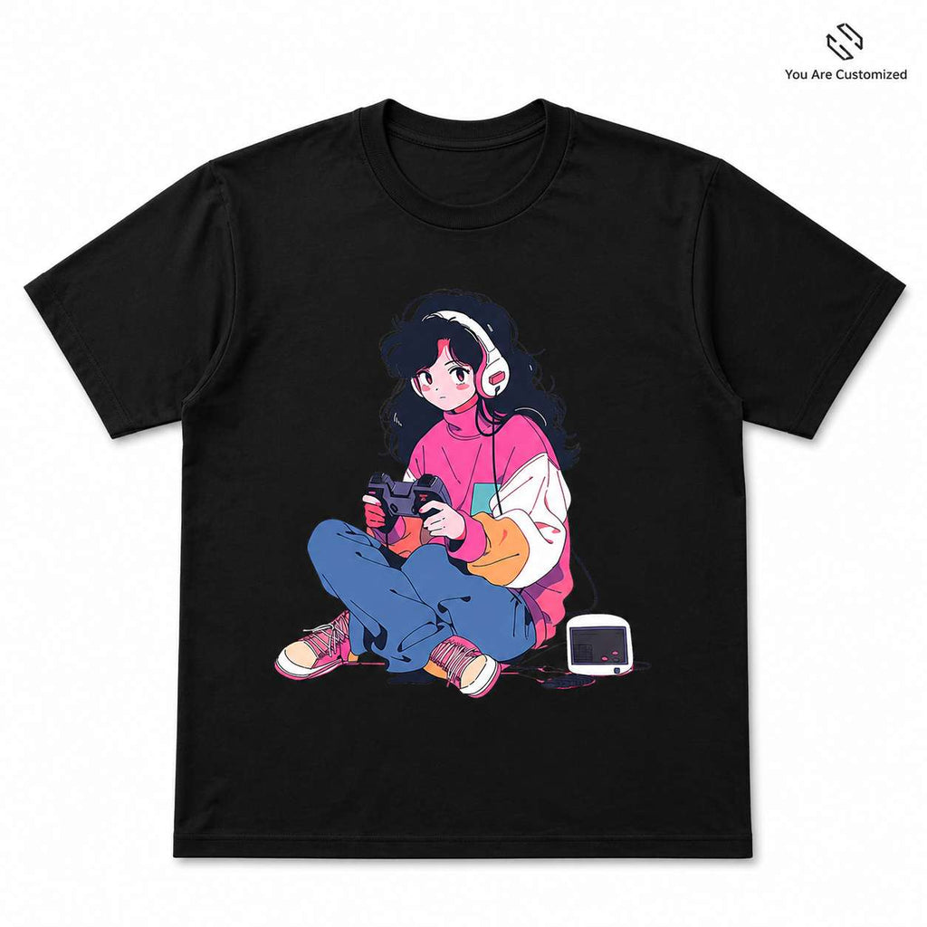 Anime Gamer Girl T-Shirt - View 1