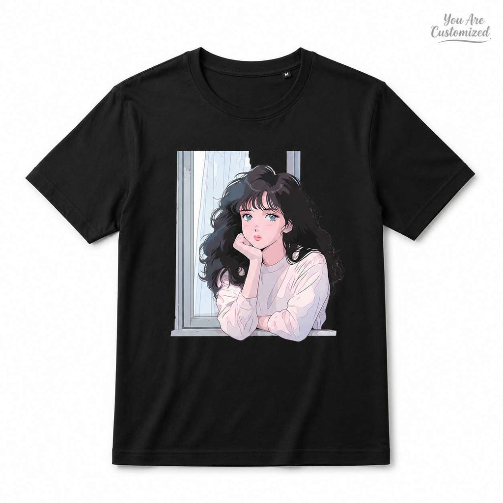 Anime Window Girl T-Shirt - View 1