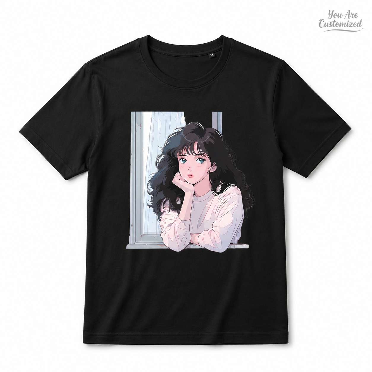 Anime Window Girl T-Shirt - View 1