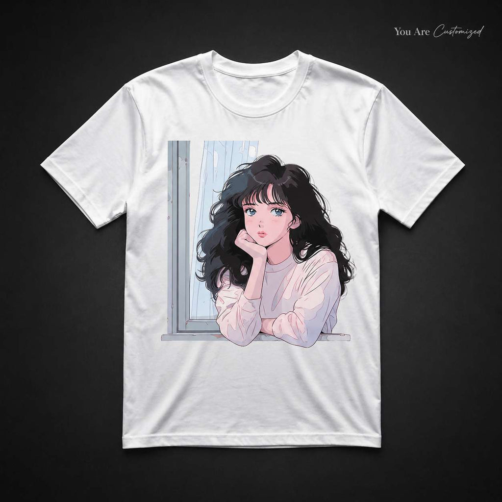 Anime Window Girl T-Shirt - View 2
