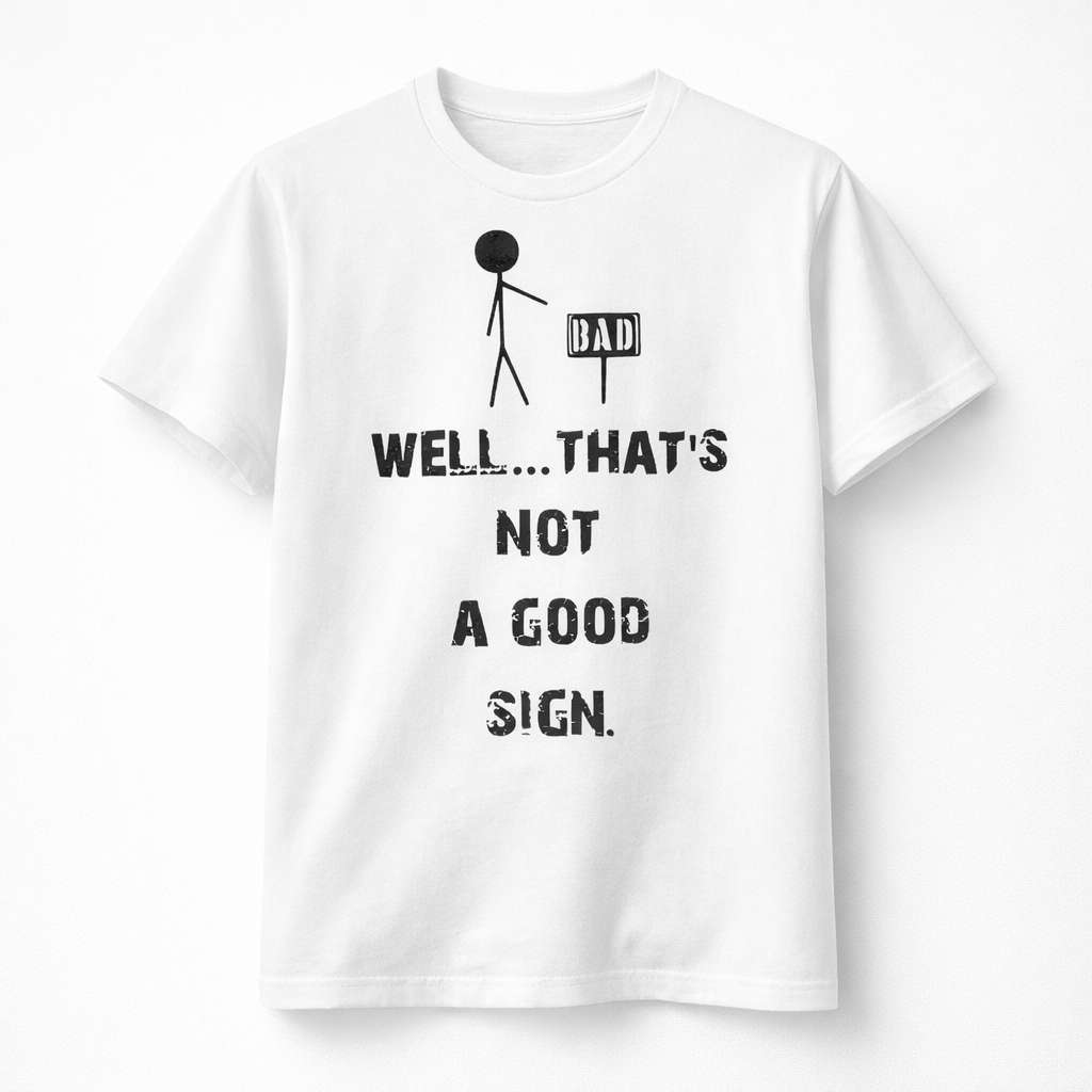 Well That's Not A Good Sign T-Shirt - View 1