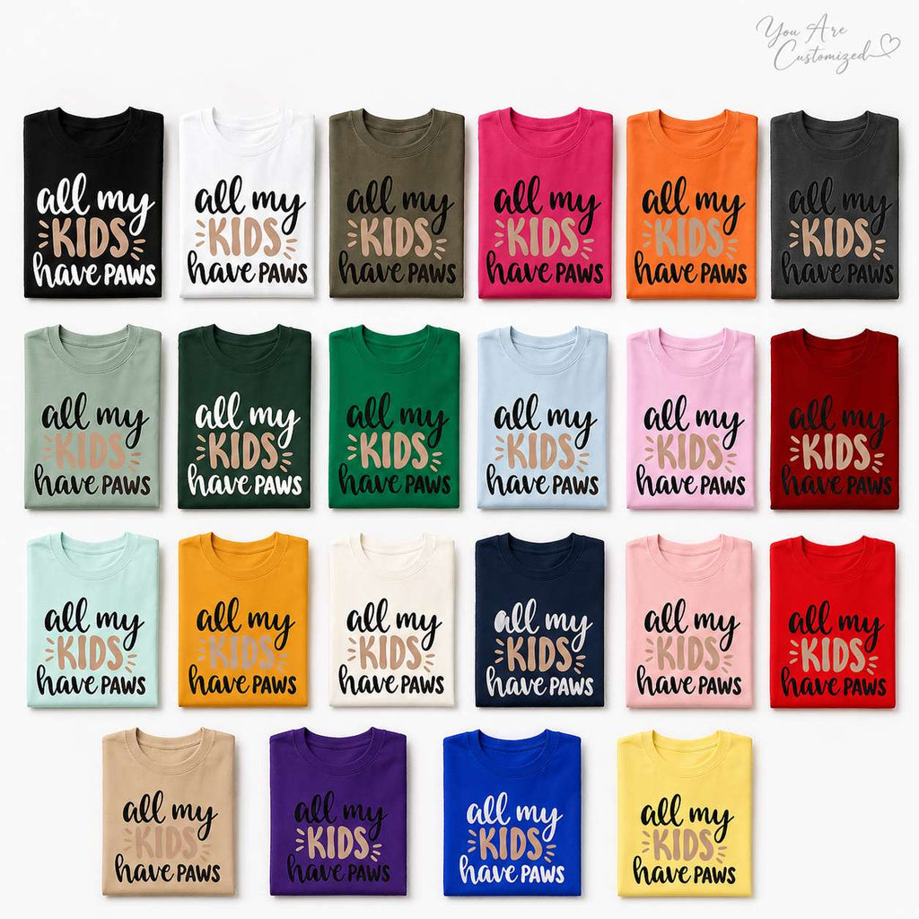 All My Kids Have Paws T-Shirt - View 6
