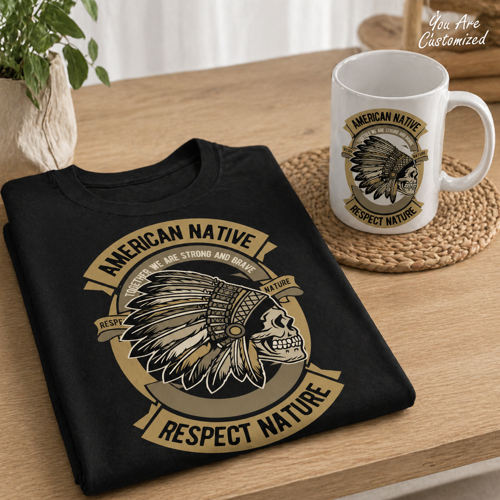 American Native Respect Nature T-Shirt - View 4