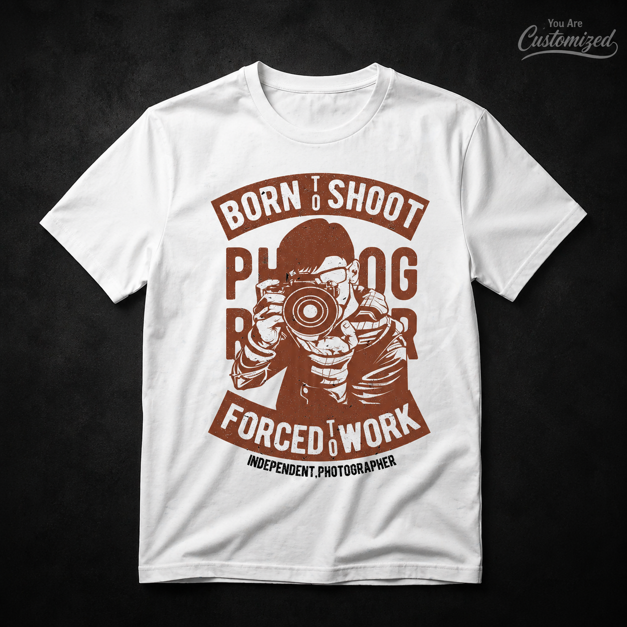 Photographer Born To Shoot T-Shirt - View 2
