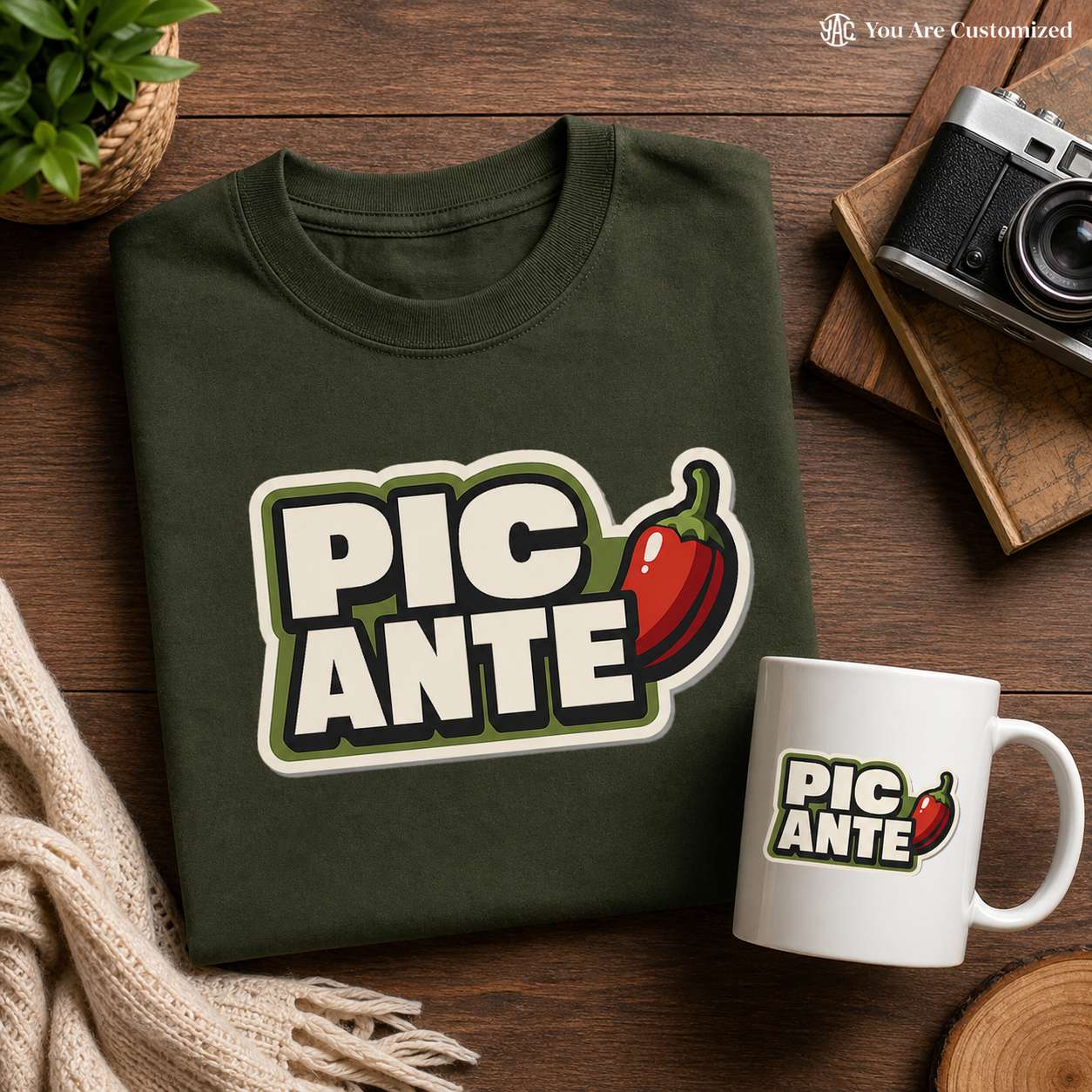 Picante Spicy Chili Pepper T-Shirt - View 4