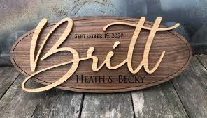 Personalized Wooden Sign