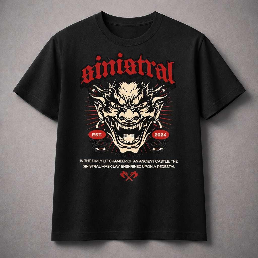 Sinistral Gothic Demon T-Shirt - View 2