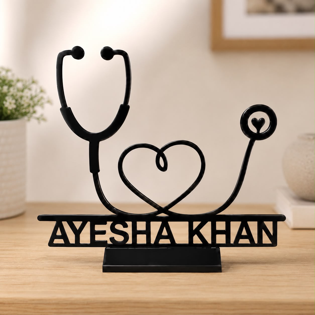 Personalized Acrylic Name Sign - View 2